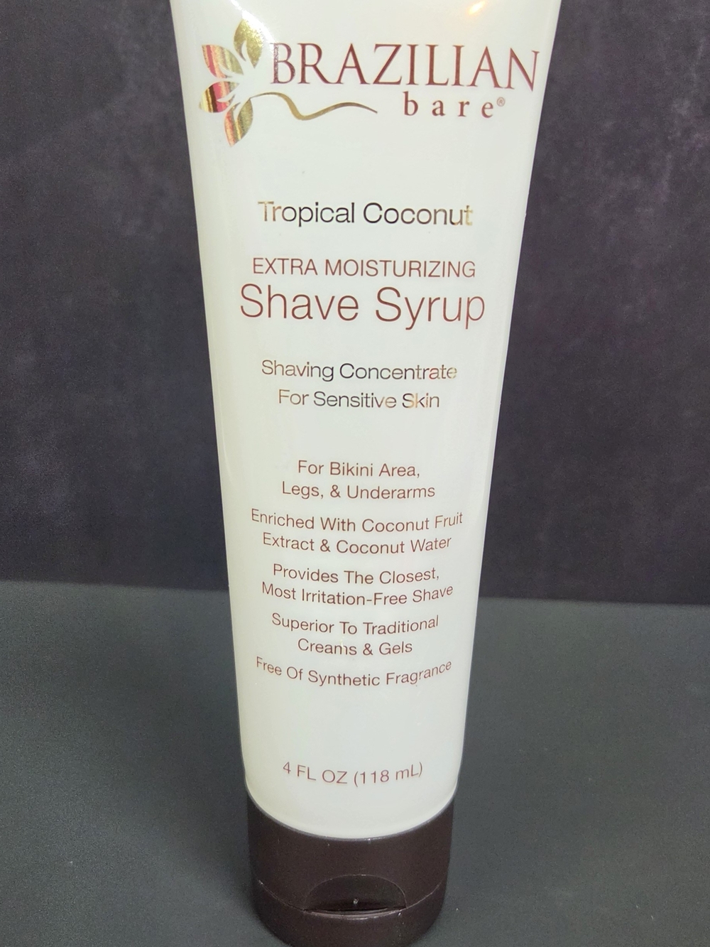 Brazilian Bare Tropical Coconut Extra Moisturizing Shave Syrup - White